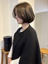 クラフト ヘア デザイン(CRAFT HAIR DESIGN)&nbsp;【CRAFT渡邉】韓国風レイヤーボブ / オリーブグレージュ