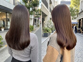 グルス(GruS)の写真/自然な仕上がりに感動☆自然な、柔らか質感ストレートでお悩み解決!理想の地毛風サラツヤ髪へ♪
