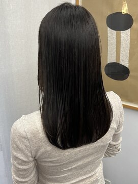 シベルバレー 横浜(sibell) ミディアムレイヤーダークオリーブグレージュ