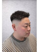 ワンワンオー バーバーショップ 長浜店(@110 BARBER SHOP) 男を上げるベリーショート×高めスキンフェード