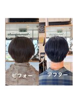 スミカ(sumica)&nbsp;#ブルーグレー #マッシュ #メンズヘア