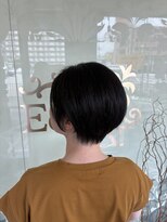 エディット アンド 緑地(Edit&) 襟足刈り上げ美シルエットショート