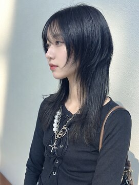 モリオ フロム ロンドン サッポロファクトリー店(morio FROM LONDON) morio札幌【ロングウルフカット/暗めヘーゼルカラー】