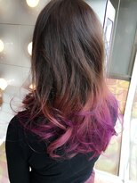 ワークス(WORKS)&nbsp;【WORKS】グラデーションバイオレット☆プレックスブリーチ使用