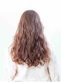 外国人風ロングスタイル