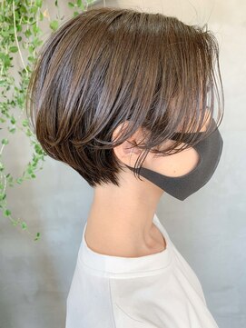 テトヘアー(teto hair) ショートボブ、丸みショート、前下がりショート、アッシュ
