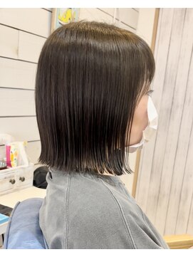 ラニハナクドウ(lanihana.kudo) +＊～ブリーチ無しのWカラーwithあご下パツッとボブ～＊+