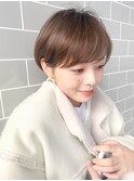 大人可愛いマッシュショート/似合わせカット/30代40代50代