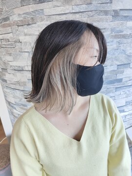 アイビー ヘアーアンドパーソナルカラー(I'B Hair & Personal Color) 【I'B】20代30代40代◎インナーカラー×ホワイトアッシュ