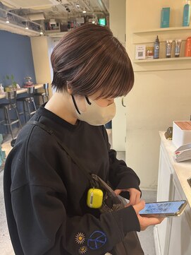 ロロ(ro-ro) 【恵比寿ro-ro】イルミナxピンクベージュハイライト