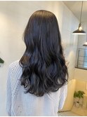 ロングレイヤー・艶グレージュ