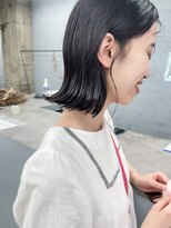 ノード(NODO)&nbsp;黒髪切りっぱなしボブ