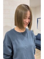 シェミール(CHEMIR)&nbsp;切りっぱなしボブ×顔まわりレイヤー【四日市】