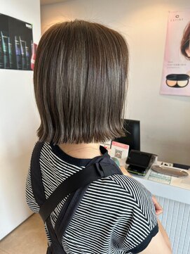 エヌアンドエーコンティ(N&A CONTi) 大人かわいい外ハネボブ＋モテ髪ハイライト  髪質改善ケア