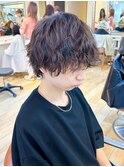 メンズウルフゆるめスパイラルパーマ☆横浜