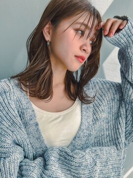 ルス 立川(LUZ) 【LUZ立川】シースルーバング＋ガーリーブラウン★New Open