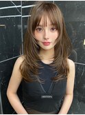 ザクザクレイヤーカット巻き方簡単ミディアムロング韓国表参道