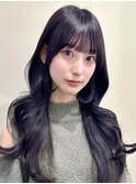 韓国風/レイヤー/小顔/前髪カット/髪質改善/グレージュ/透明感
