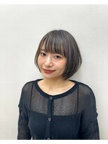 セダクション 道後樋又店(Seduction) 松山市/10代/20代/30代/40代/ハイライト×ボブスタイル