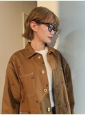 《OLTI》切りっぱなしボブ×マロンベージュ