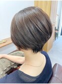 白髪染め/髪質改善/中野/ボブショート ビフォアー&アフター