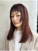 イメチェン/ホワイトブロンド/外ハネボブ/美髪/ワイドバング