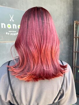 ナナ バイ ピケ(nana by pique) チェリーレッド