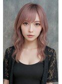 ペールピンク＊レイヤーカット