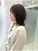 ブルーブラック/ブルージュ/韓国/ブリーチなし暗めカラー
