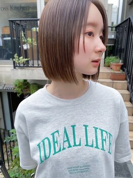 エルメ クラマエ(Elme)の写真/【指通りのよいストレート髪へ】縮毛矯正で髪のお悩みを改善し、雨や湿気にも負けないサラ艶髪に
