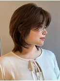 レイヤーボブレイヤーカットフェイスレイヤー韓国ヘア/岸本