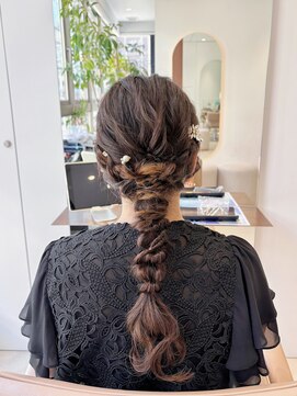 ビオラバイフーガ 綱島(Viola by FUGA) 編み下ろしヘアセット＊＊結婚式お呼ばれヘア10代20代30代40代