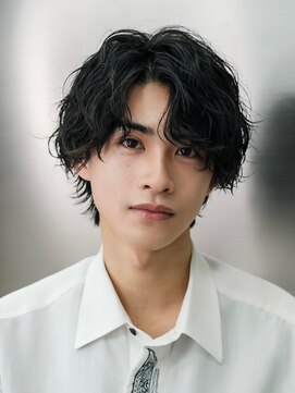 リップス 天神(LIPPS) 【LIPPS天神】ミディアム波巻きパーマ