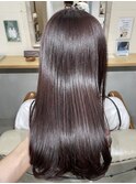 うる艶カラー　ピンクブラウンカラー【坂根】