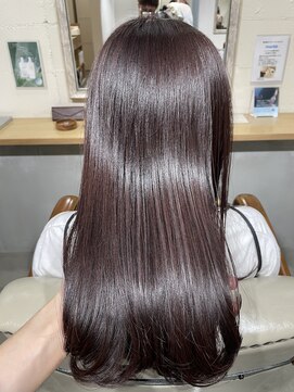 ルフトバイアンビエンテ(Luft by ambiente) うる艶カラー　ピンクブラウンカラー【坂根】