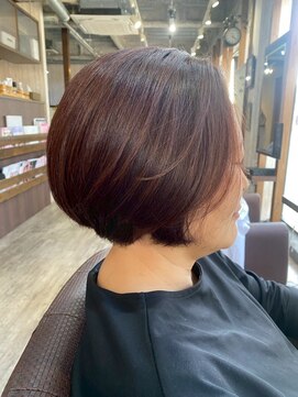 ビーチェ 小岩(Bice) 女性らしさ際立つ◎ブラウンボブ/ショートヘア