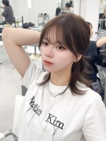 アマトウキョウスマートサロン(AMA TOKYO×Smart Salon) くびれレイヤー/顔まわりカット/レイヤーカット/小顔ヘア