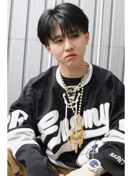 リコ ヘアアンドリラクゼーション 名駅店(LICO HAIR＆RELAXATION) メンズ　シースルーマッシュ　名古屋駅/眉毛