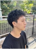 メンズ/スパイキーショート/ツイスト/刈上無し/グリスセット