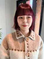 スロウ 代官山(Sraw) cherry red ・mini bob