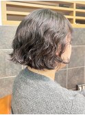 【阿久津】ボブパーマ　デジタルパーマ　ボブ　あご上ボブ