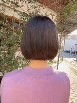 ヘアーラボ ハチ(HAIR LABO HACHI)&nbsp;シアーカラーアッシュブラウン/似合わせカットボブ