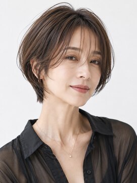 ザ シー 海老名(The C) 20代30代40代50代ナチュラル大人可愛いレイヤーショートボブ