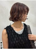 ゆるふわショートボブパーマ/大人可愛いパーマ