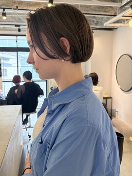 ルーム(Loom.) 切りっぱなしボブ ミニボブ ニュアンスボブ ショートボブ