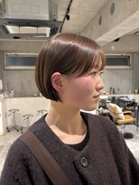 ラボヌールヘアーパルフェ 大宮西口店(La Bonheur hair parfait)&nbsp;mini bob × フォギーベージュ☆松梨☆