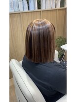 アミュゼット(amusette)&nbsp;切りっぱなしボブアンブレラカラー