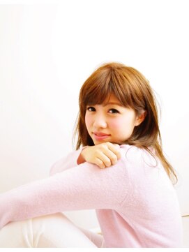 アース 大宮宮原店(HAIR&MAKE EARTH) ナチュラル可愛い☆甘め耳かけストレート【EARTH　大宮宮原店】