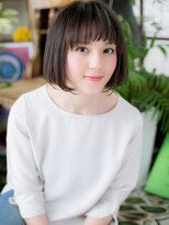 カバーヘア ブリス 大宮西口(COVER HAIR bliss)&nbsp;■bliss大宮12★■甘辛MIX＊斜めバング黒髪前下がりボブ