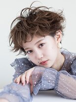 トップヘアーヒルズ 安城(TOP HAIR HILLS)&nbsp;エアリーショートで女性らしく/ニュアンスカラー/前髪パーマ